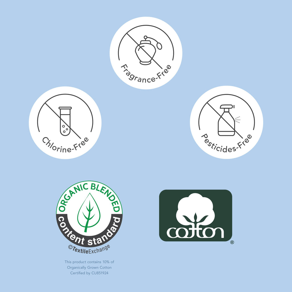 Long Organic Cotton Cover Incontinence Liners
